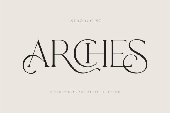 Arches Font for Modern Web Design