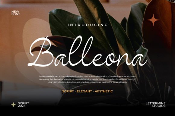 Balleona Font: Elegant Script for Creative Makers