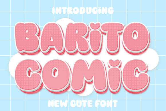 Barito Comic Font for Web Design