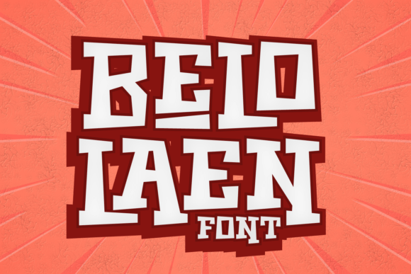 Belo Laen Font for Creative Makers
