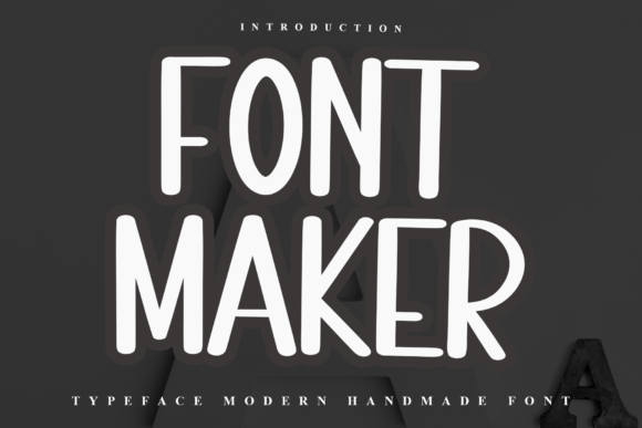 Font Maker: A Festive Typeface for Editorial Design
