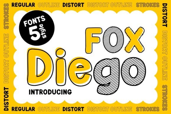 Fox Diego Font: A Playful Display Typeface for Small Business Branding
