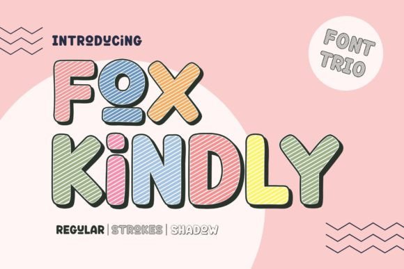 Fox Kindly Display Font for Handmade Product Branding