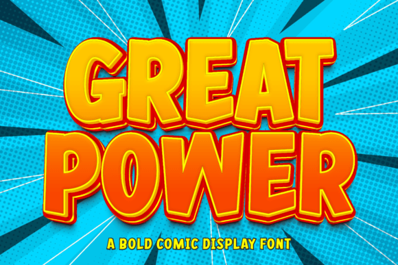 Great Power Font for Bold Design