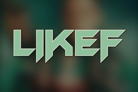 Likef: A Gothic Display Font for Techno and Edgy Brands