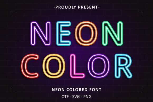 Neon Colored Font Review
