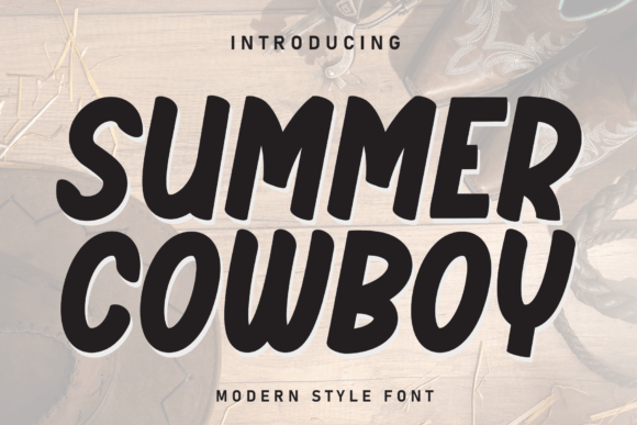 Summer Cowboy: A Western Display Font with Modern Appeal