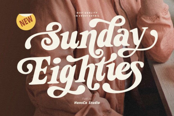 Sunday Eighties Font for Business Style