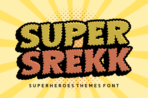 Super Srekk Font for Creative Projects