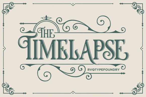 Timelapse Font for Bold Branding