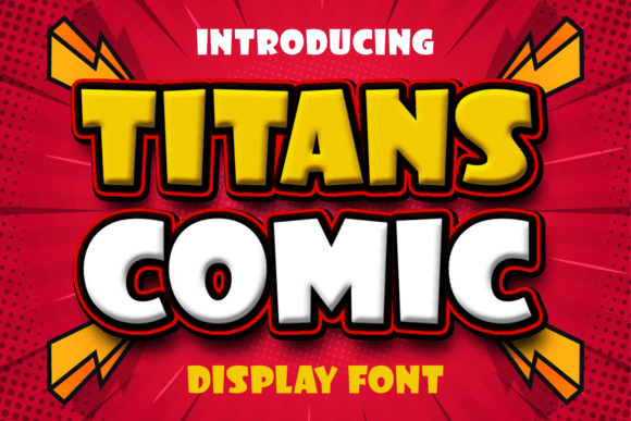 Titans Comic Font