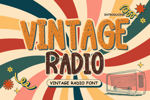 Vintage Radio Font