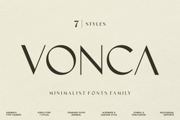 Vonca Font for Modern Web Design