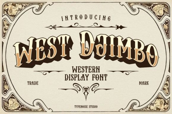 West Djimbo Font for Editorial Design